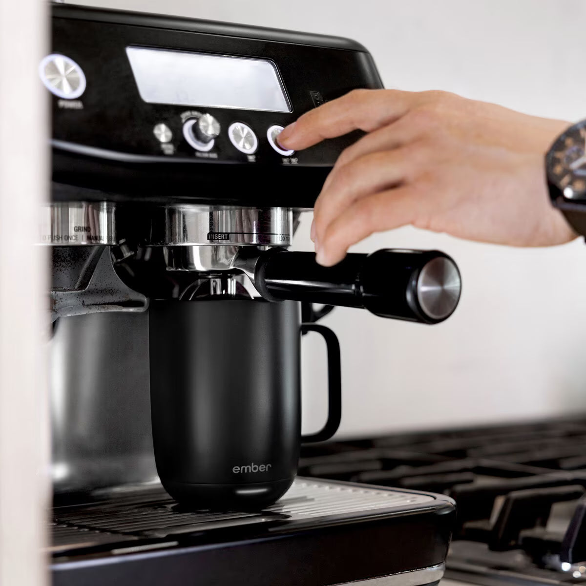 Ember Mug² 14Oz Temperature Control Ceramic Mug, Black - Nonynana