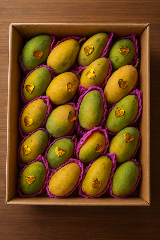 Egyptian Ewis Mangoes – approx. 5kg Box | Sweet, Succulent & Fiber-Free