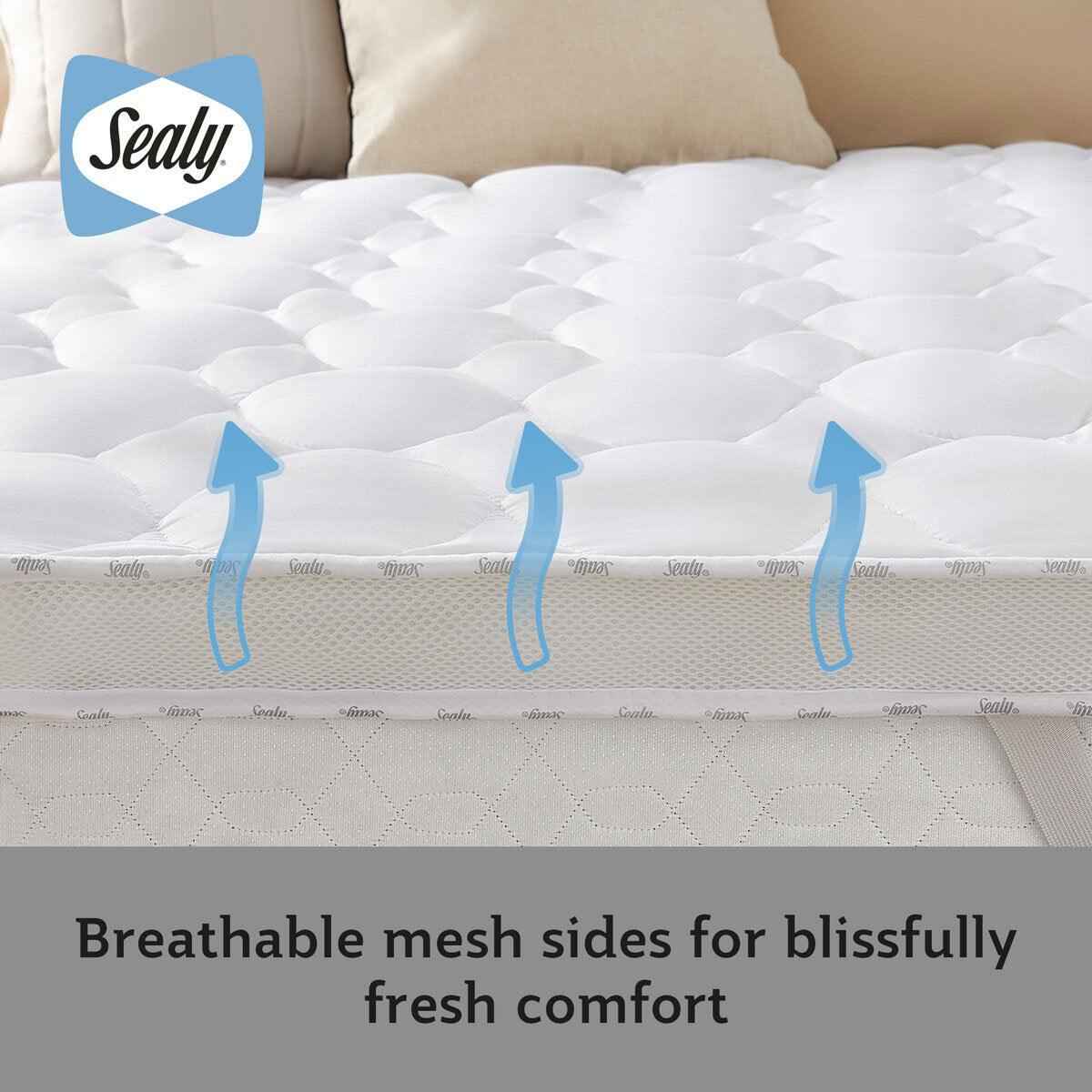 Sealy Deeply Full Mattress topper in 4 Sizes - Nonynana