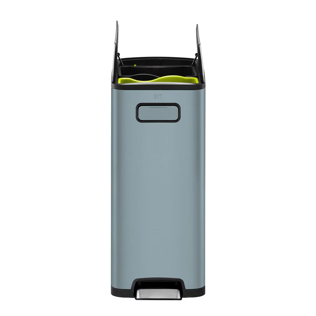 EKO Ecofly 20+20L Stainless Steel Kitchen Bin in Titanium Blue - Nonynana