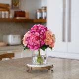 Real Touch Artificial Hydrangea In Vase In 3 Colours | Nonynana Premium