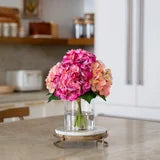 Real Touch Artificial Hydrangea In Vase In 3 Colours | Nonynana Premium