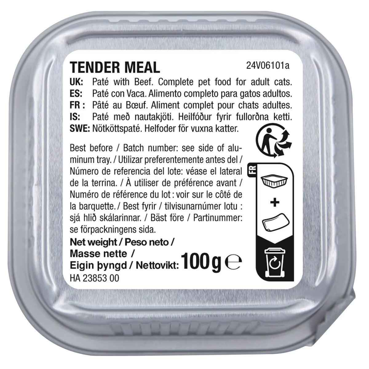 Kirkland Signature Tender Meal Variety Cat Food, 48 X 100G - Nonynana