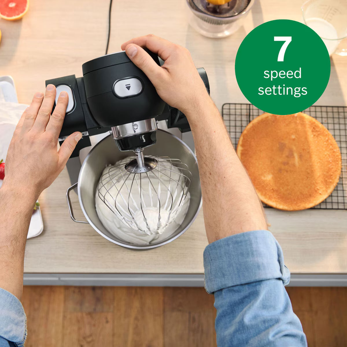 Bosch Series 6 Intelligent Sensing Integrated Scale Stand Mixer, MUMS6ZM00G - Nonynana
