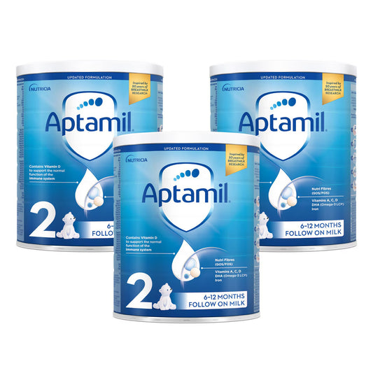 Aptamil Stage 2 Follow on Milk Powder, 3 X 700G - Nonynana