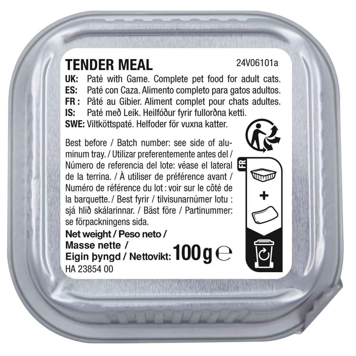 Kirkland Signature Tender Meal Variety Cat Food, 48 X 100G - Nonynana