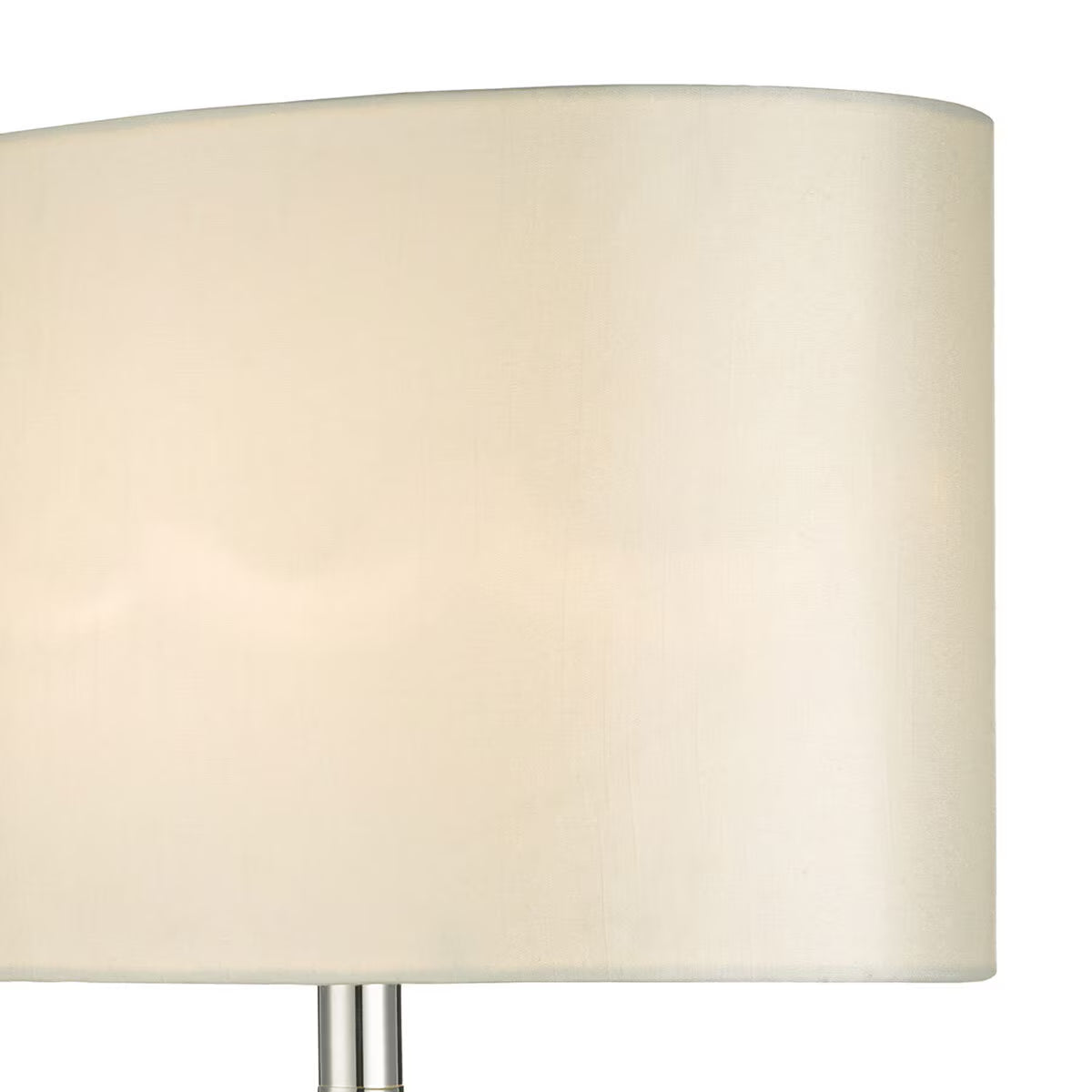 Syracuse Mercury Glass Table Lamp with Cream Shade
