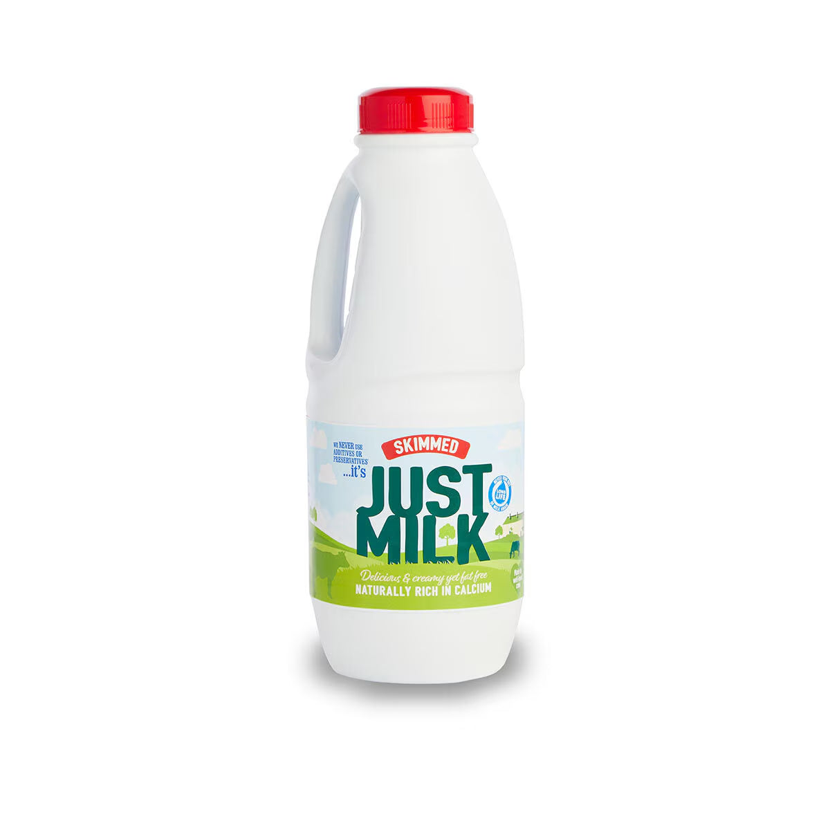 Candia Just Milk UHT Skimmed Milk, 6 X 1L - Nonynana