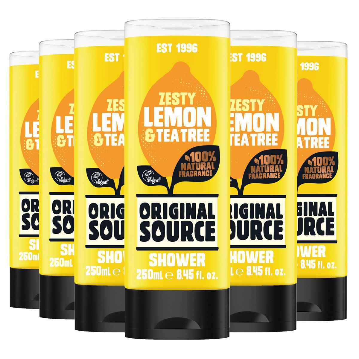 Original Source Shower Gel in 2 Varieties, 6 X 250Ml - Nonynana